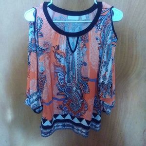 Multicolor Casual Top